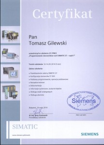 Certifikat ST-7PRO1
